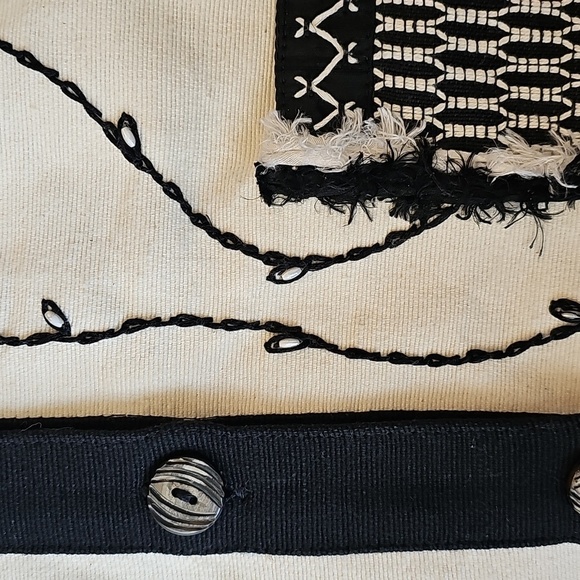 Vintage Yak Magik Silk Boho Art To Wear Jacket Embroidered Applique, Med - Picture 13 of 17